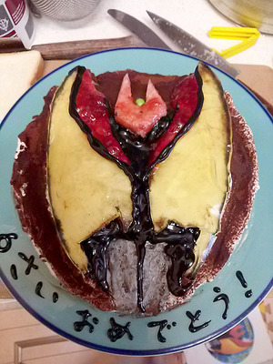 仮面ライダーキバのケーキ