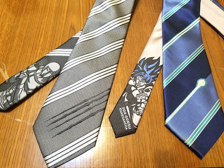 購入した2本のネクタイ