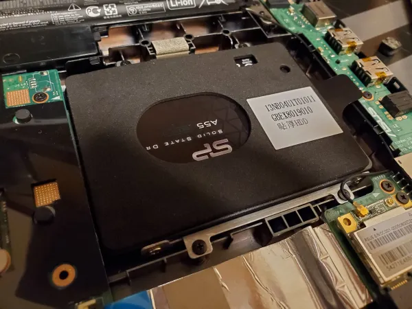 SSDに換装